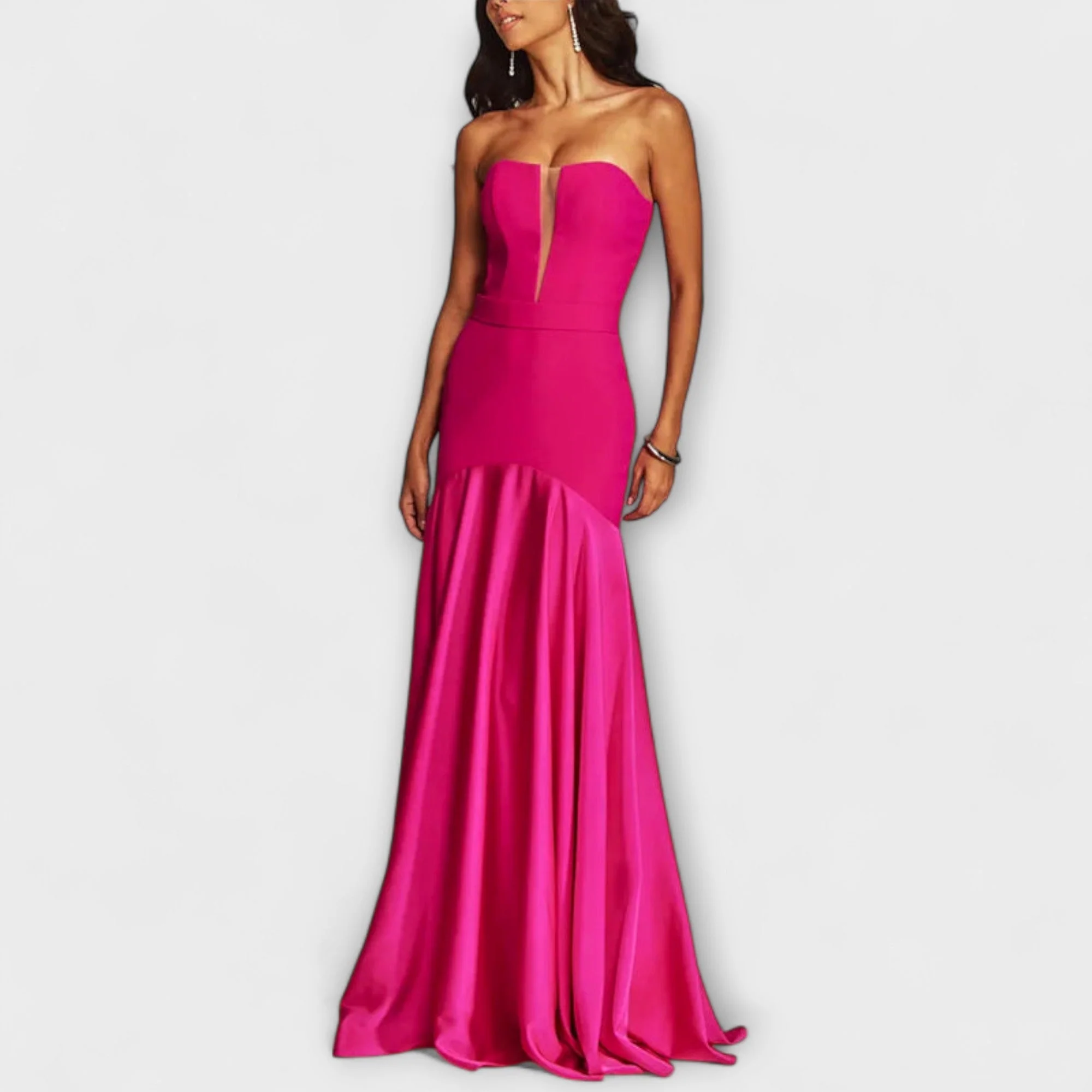 Vada - Off-Shoulder Maxi Dress with V-Neck - Image 7