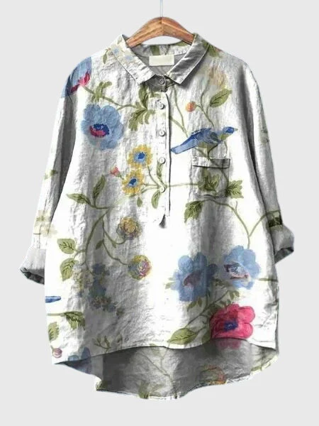 Valeria™ - Floral Print Blouse - Image 8