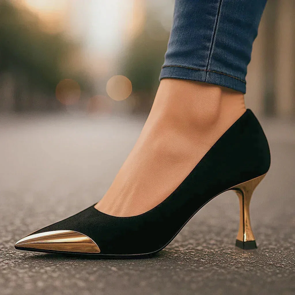 AVELINE GOLD-POINT PUMPS - Image 5